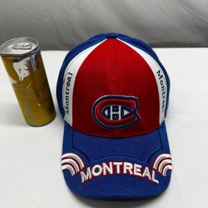Montréal Canadian Red & Blue Baseball Cap - Official Team Design